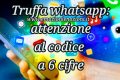 Truffa whatsapp: attenzione al codice a 6 cifre