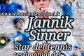 Jannik Sinner, star del tennis: per Parmigiano Reggiano
