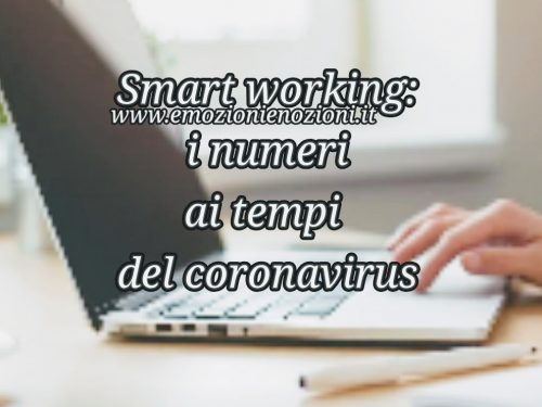 Smart working: i numeri ai tempi del coronavirus