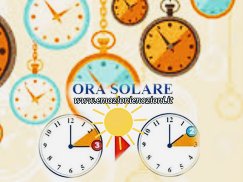 Ora solare: un’ora indietro tra il 30 e il 31 Ottobre