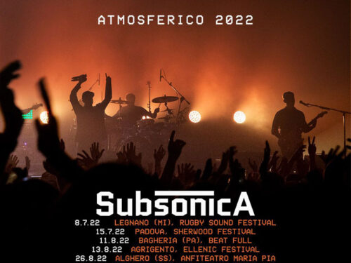 Subsonica, le prime date di ATMOSFERICO 2022: tournée prodotta da Vertigo