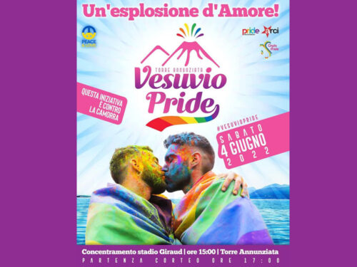 “Un’esplosione d’Amore”: il 4 giugno a Torre Annunziata si terrà il Vesuvio Pride