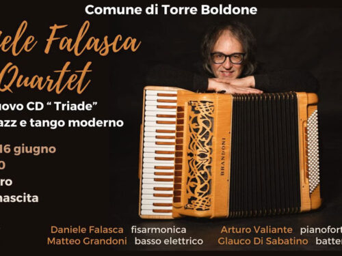 Daniele Falasca Quartet in concerto all’Anfiteatro della Rinascita di Torre Boldone