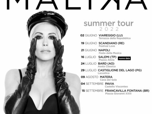 Malika Summer Tour 2022: Malika Ayane toccherà alcune delle location più suggestive d’Italia e i principali festival italiani