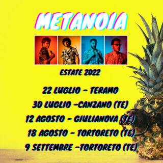 I Metanoia annunciano le prime date estive del tour