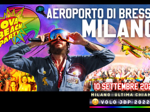 Il Jova Beach Party 2022 atterra all’aeroporto di Milano Bresso pronto per il gran finale