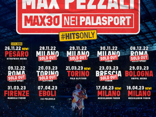 Max Pezzali continua a registrare Sold Out per le date di Milano, Roma, Torino e Brescia