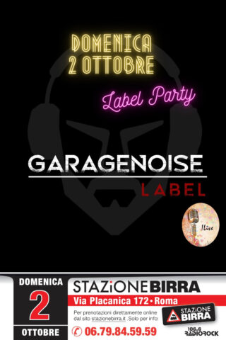 GARAGE NOISE LABEL PART