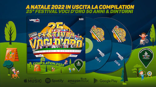 CD COMPILATION 25° FESTIVAL VOCI D’ORO 2022