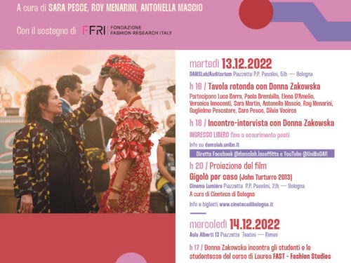 La pluripremiata costumista Donna Zakowska (The Marvellous Mrs Maisel) all’Università di Bologna_13/12 DAMSLab e diretta streaming