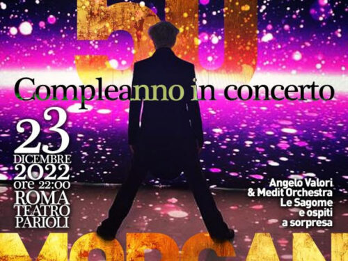 Morgan50: il concerto evento per i 50 anni di Morgan al Teatro Parioli di Roma venerdì 23 dicembre