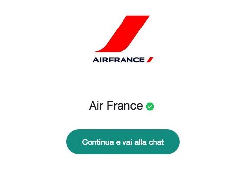 Air France ha annunciato l’apertura di un nuovo canale su WhatsApp