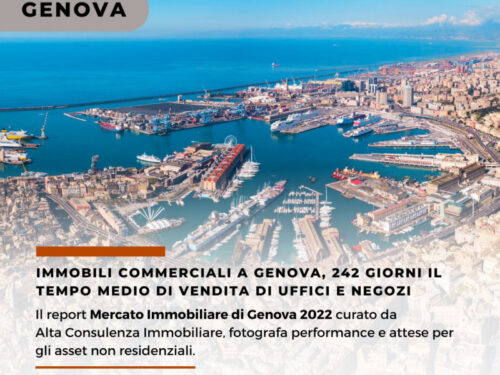 Il report Mercato Immobiliare di Genova 2022 curato da Alta Consulenza Immobiliare, fotografa performance e attese per gli asset non residenziali