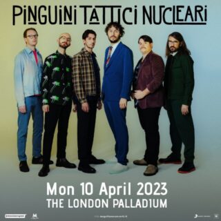 Pinguini Tattici Nucleari live al The London Palladium di Londra