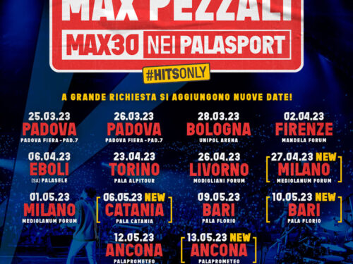 Max Pezzali: ultime date di MAX30 nei palasport