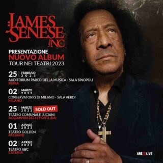 JAMES SENESE, PRESENTAZIONE NUOVO ALBUM E TOUR TEATRALE