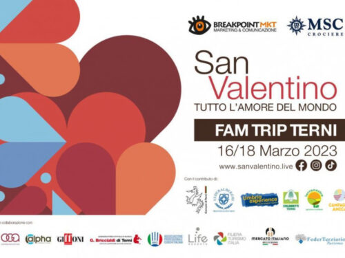 Breakpoint MKT organizza una Fam-Trip a Terni, per presentare il territorio umbro ai media in occasione di “San Valentino tutto l’amore del mondo” 2024