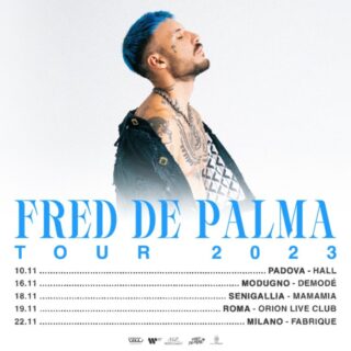 Fred De Palma torna in tour a novembre
