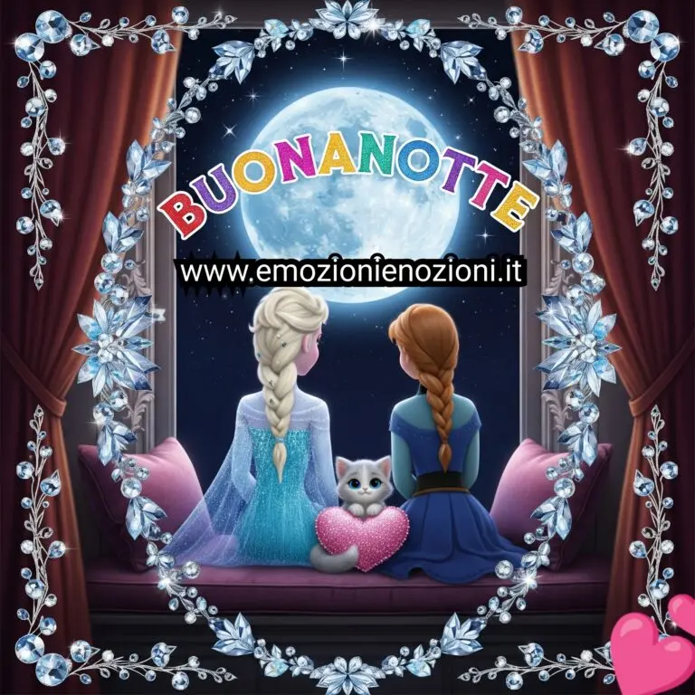 Un'immagine Disney esclusiva con Minnie che illumina la notte con una lanterna per augurare un felice venerdì sera.