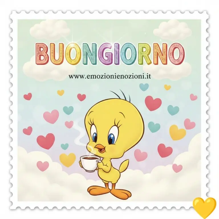 Buon giovedì 12 Febbraio 2026 - immagini buongiorno con Titty e Tazza di caffè
