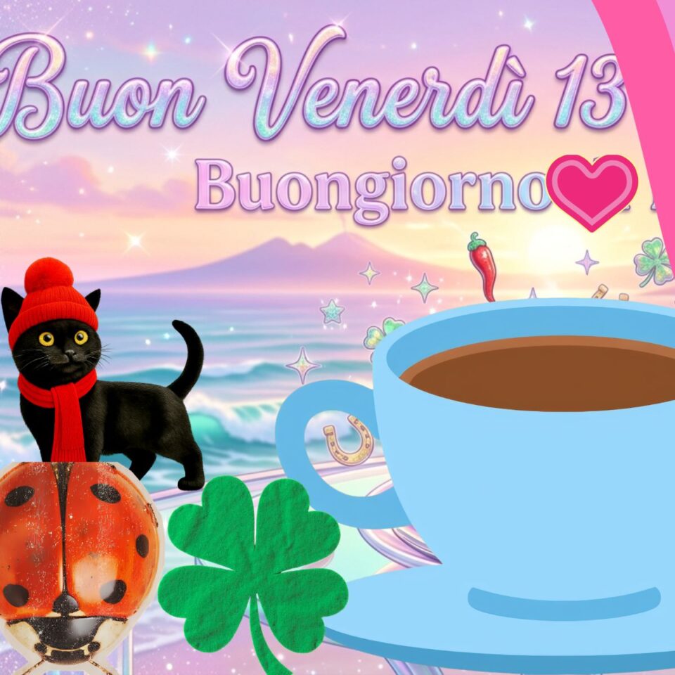 Buon venerdì 13 marzo 2026