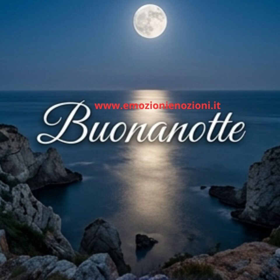 Buonanotte 9 Aprile 2026