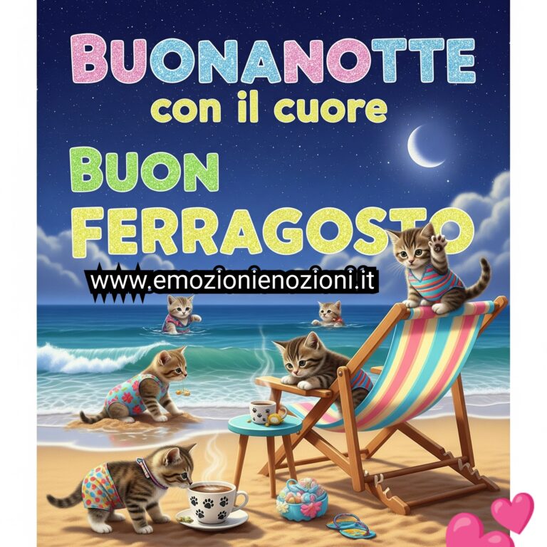 Buonanotte 14 agosto 2026